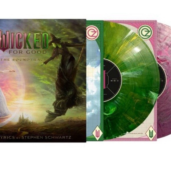 Wicked For Good Target Vinyl Records - Green and Pink Edition - Picture 2 of 2